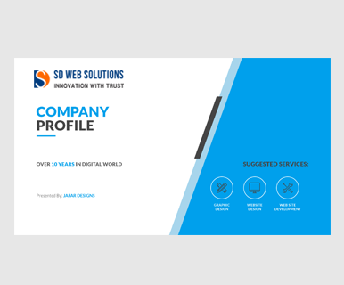 Company Profile Designing Company in Chandigarh